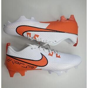 NIKE Vapor Edge Speed 360 2 Football Cleats Mens 8.5 White Orange FQ4045-100